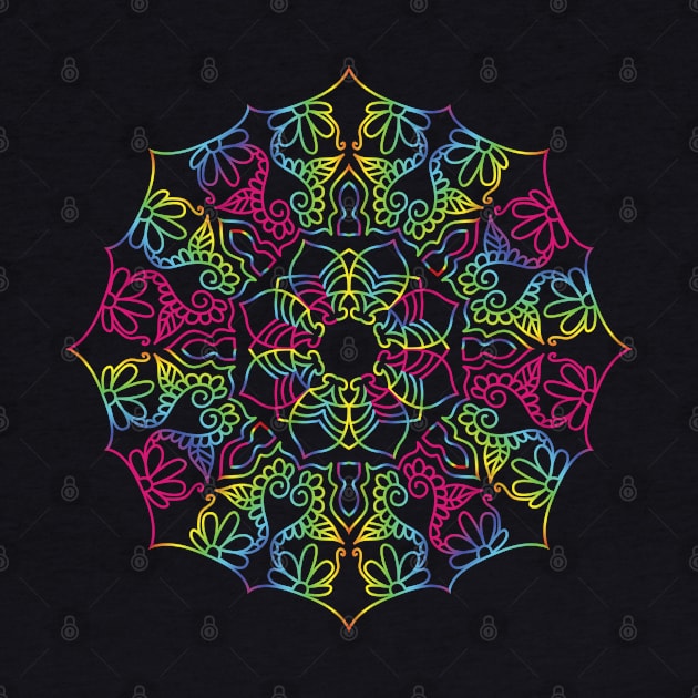 Mandala Rainbow 02581 by krakkor